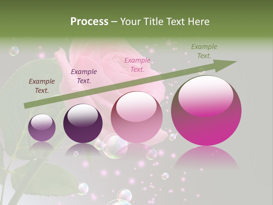 Clear Floral Abstract PowerPoint Template