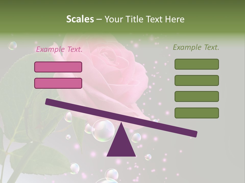 Clear Floral Abstract PowerPoint Template