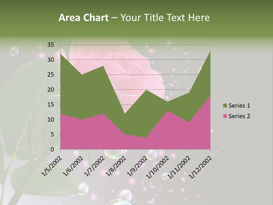 Clear Floral Abstract PowerPoint Template
