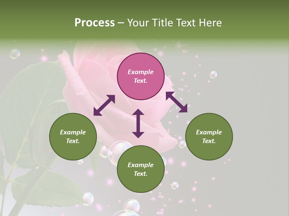 Clear Floral Abstract PowerPoint Template