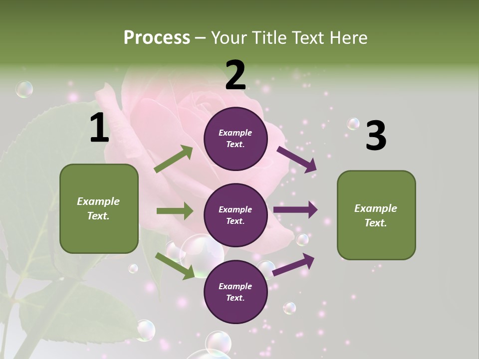 Clear Floral Abstract PowerPoint Template