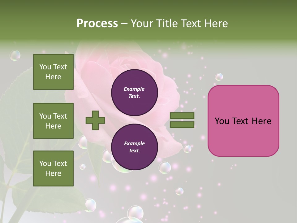 Clear Floral Abstract PowerPoint Template