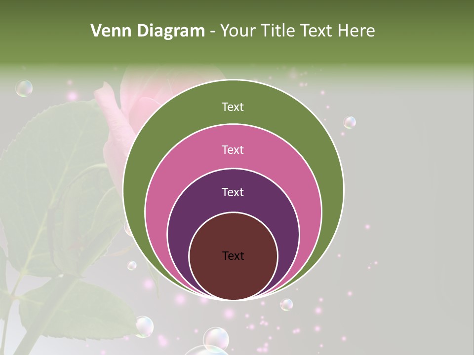 Clear Floral Abstract PowerPoint Template