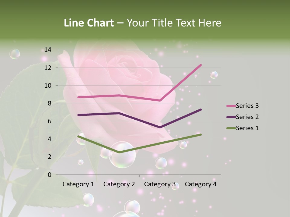 Clear Floral Abstract PowerPoint Template