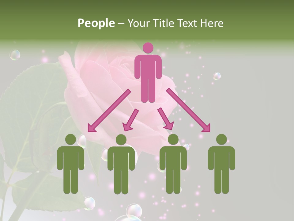 Clear Floral Abstract PowerPoint Template