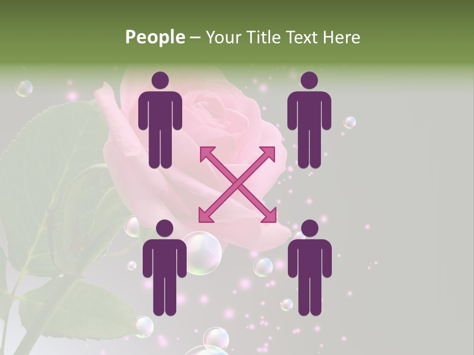 Clear Floral Abstract PowerPoint Template