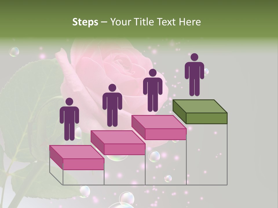 Clear Floral Abstract PowerPoint Template