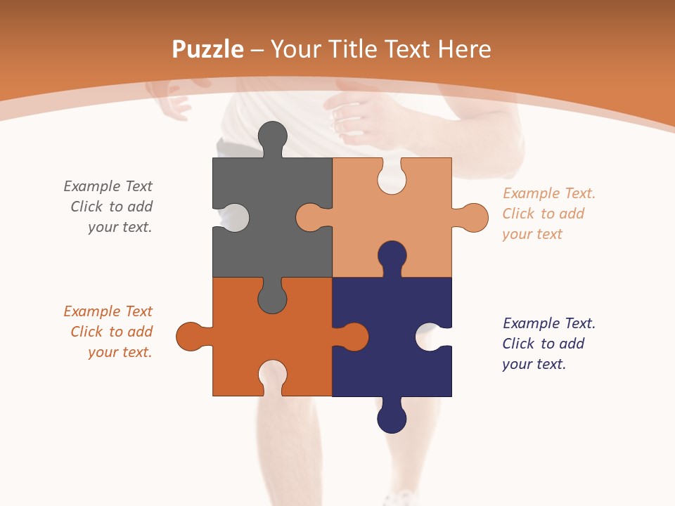 Attractive Sporty Lifestyle PowerPoint Template