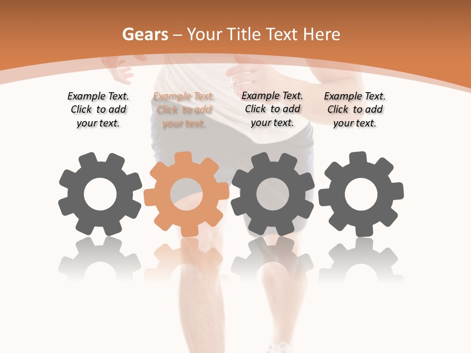 Attractive Sporty Lifestyle PowerPoint Template