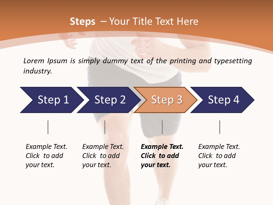 Attractive Sporty Lifestyle PowerPoint Template