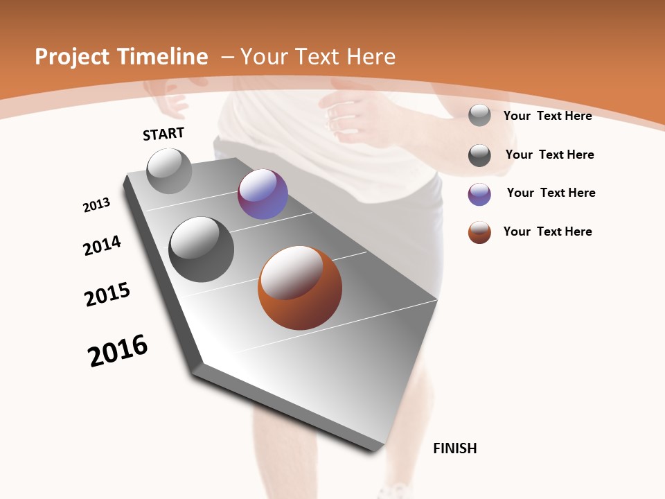 Attractive Sporty Lifestyle PowerPoint Template