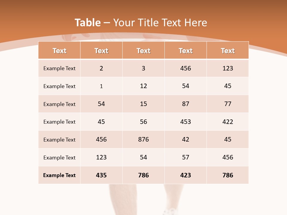 Attractive Sporty Lifestyle PowerPoint Template