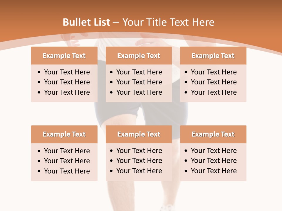 Attractive Sporty Lifestyle PowerPoint Template