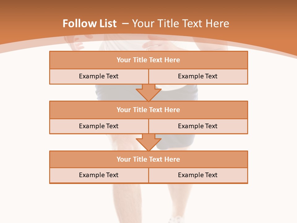 Attractive Sporty Lifestyle PowerPoint Template