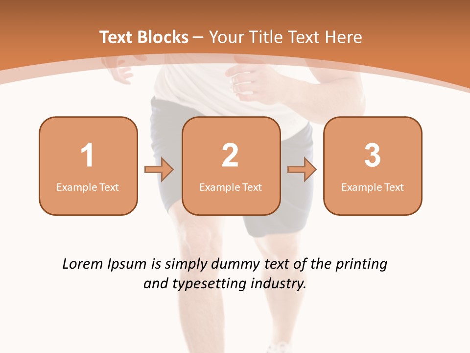 Attractive Sporty Lifestyle PowerPoint Template