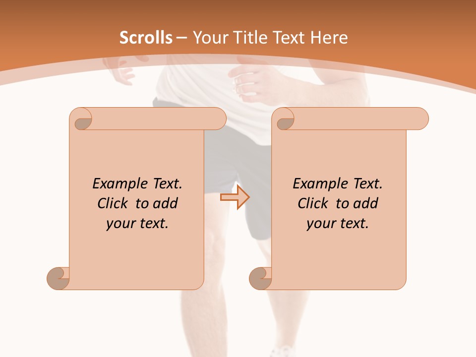 Attractive Sporty Lifestyle PowerPoint Template