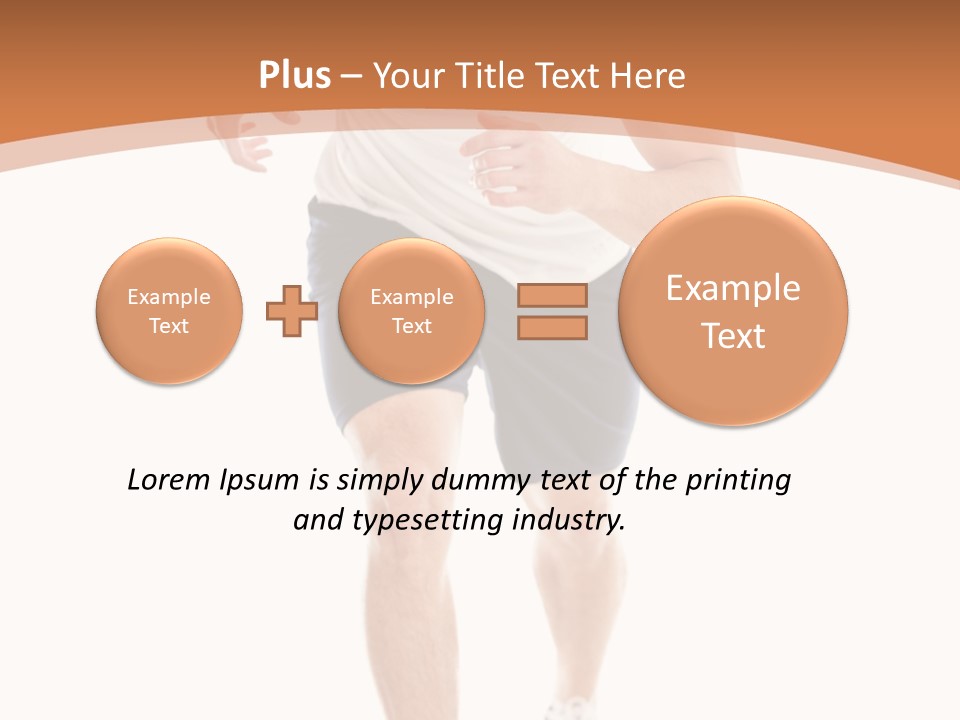 Attractive Sporty Lifestyle PowerPoint Template