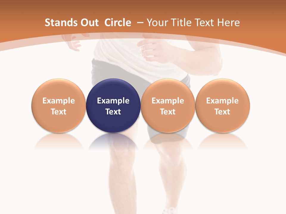 Attractive Sporty Lifestyle PowerPoint Template