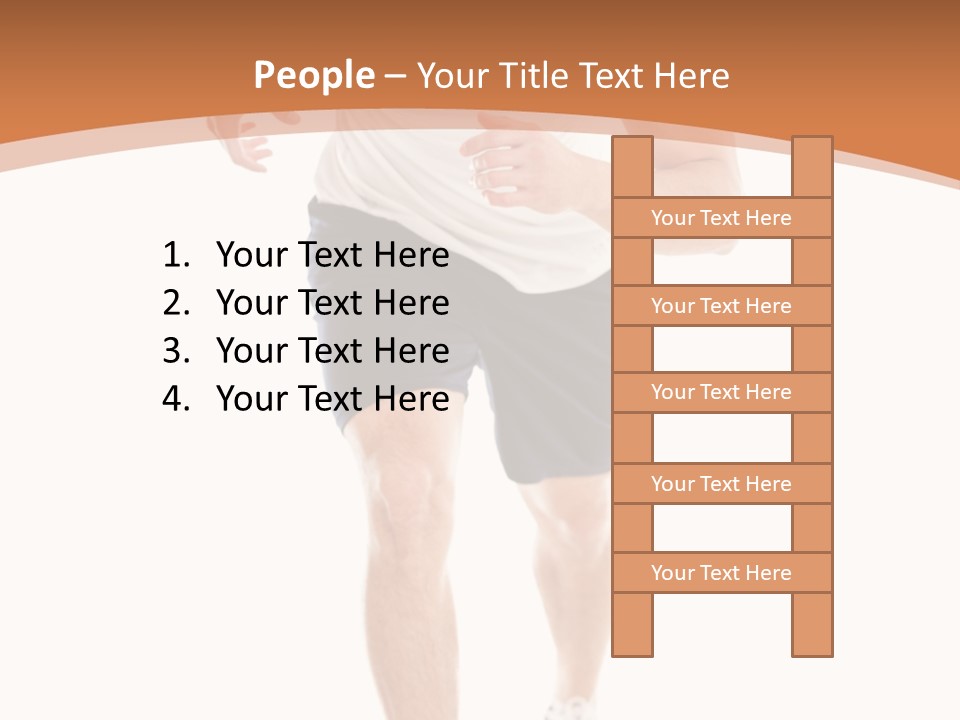 Attractive Sporty Lifestyle PowerPoint Template