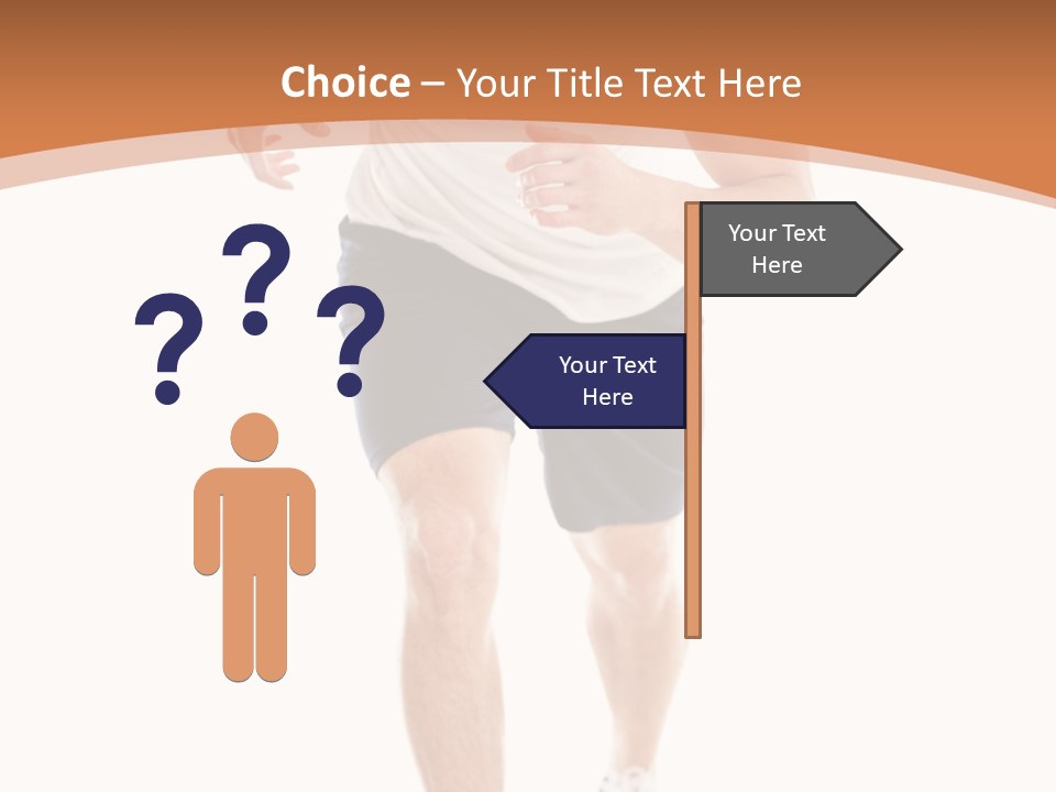 Attractive Sporty Lifestyle PowerPoint Template