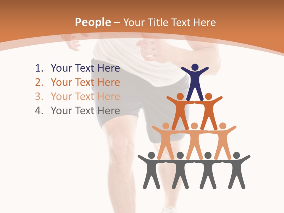 Attractive Sporty Lifestyle PowerPoint Template