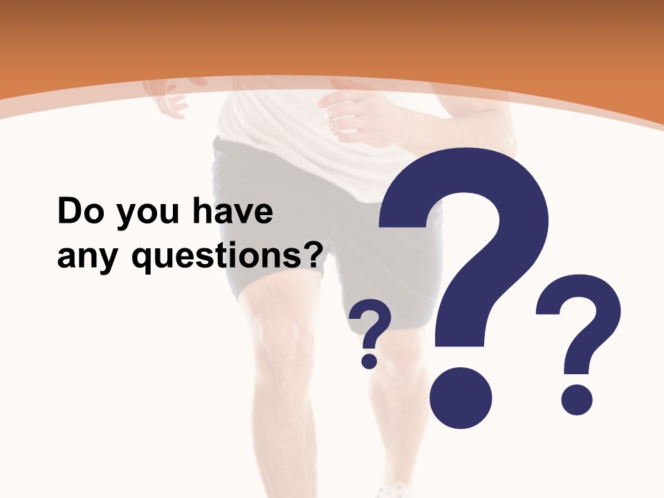 Attractive Sporty Lifestyle PowerPoint Template