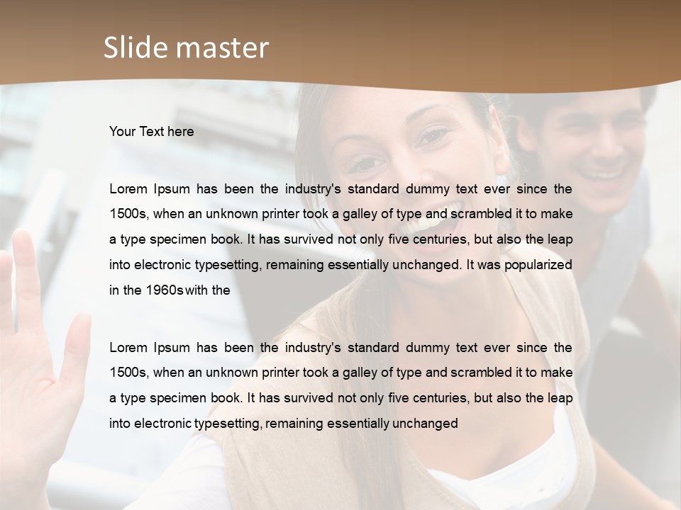 Young People Man University PowerPoint Template