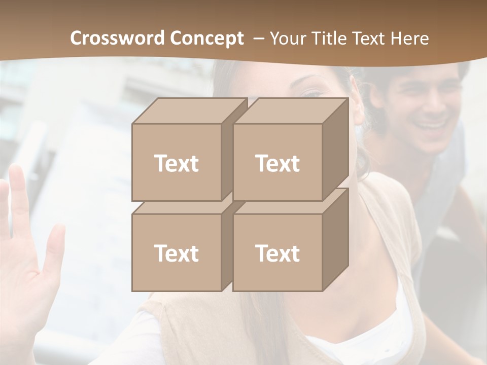 Young People Man University PowerPoint Template