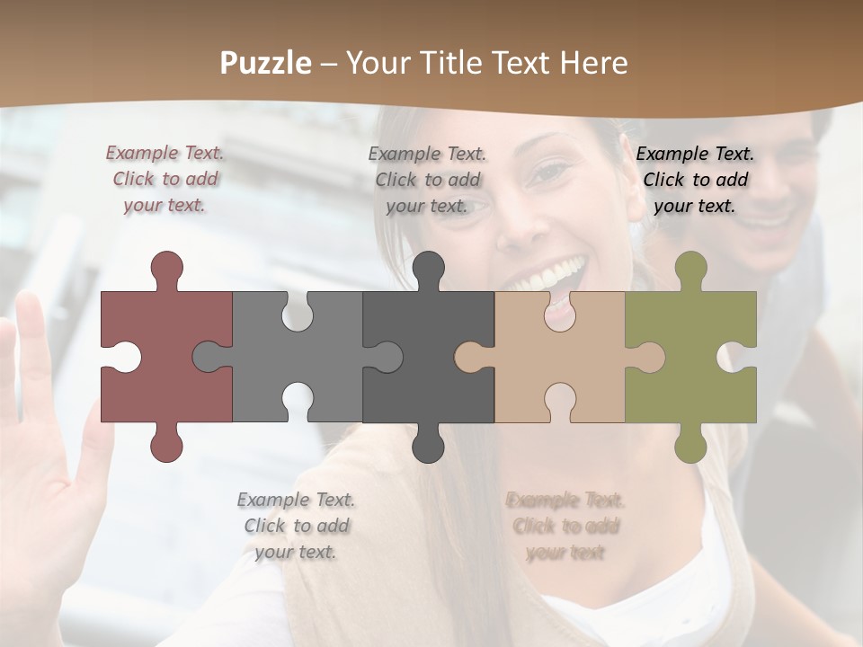 Young People Man University PowerPoint Template