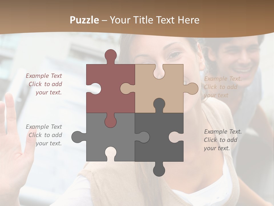 Young People Man University PowerPoint Template