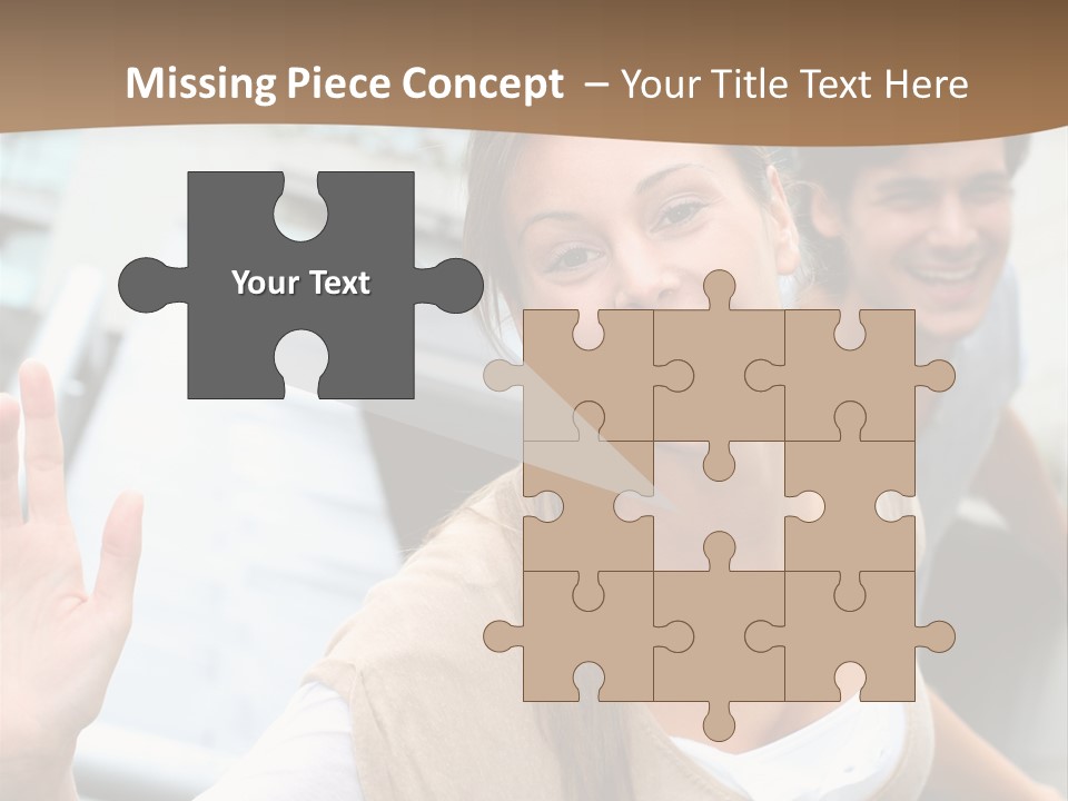 Young People Man University PowerPoint Template