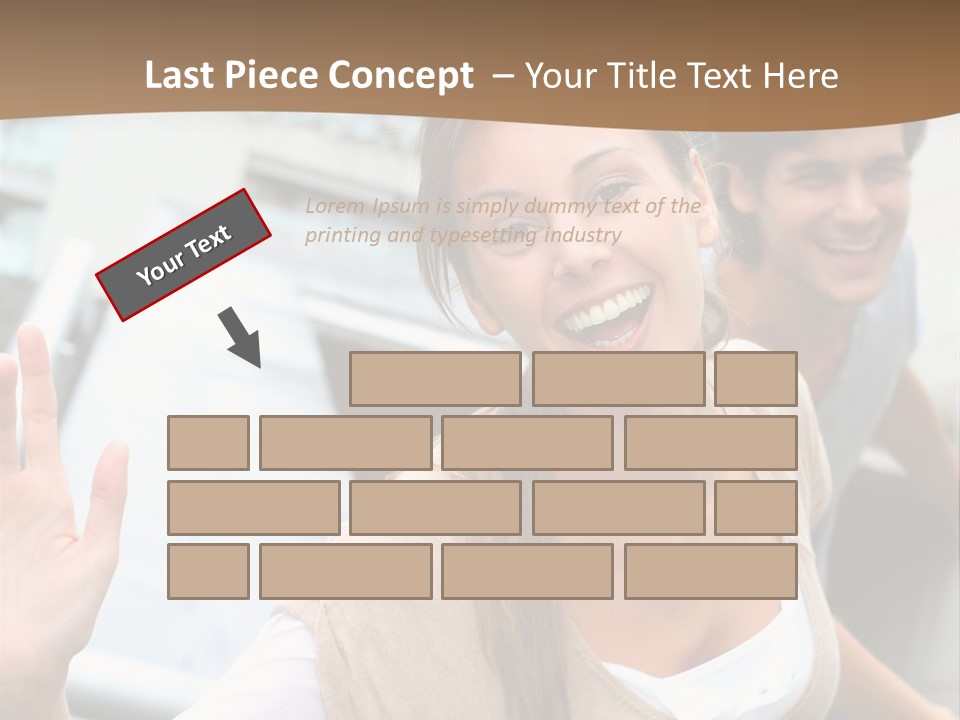 Young People Man University PowerPoint Template