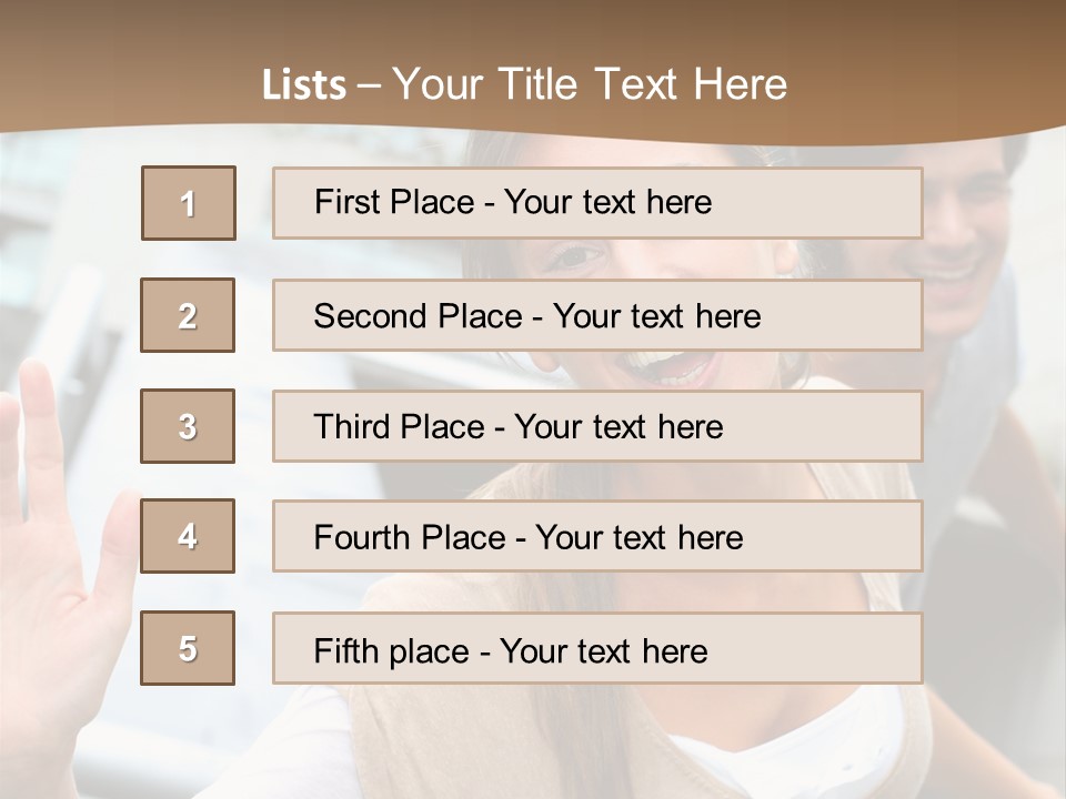 Young People Man University PowerPoint Template
