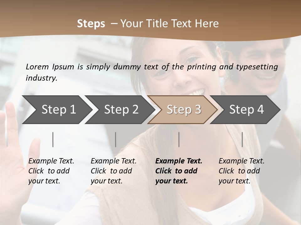 Young People Man University PowerPoint Template