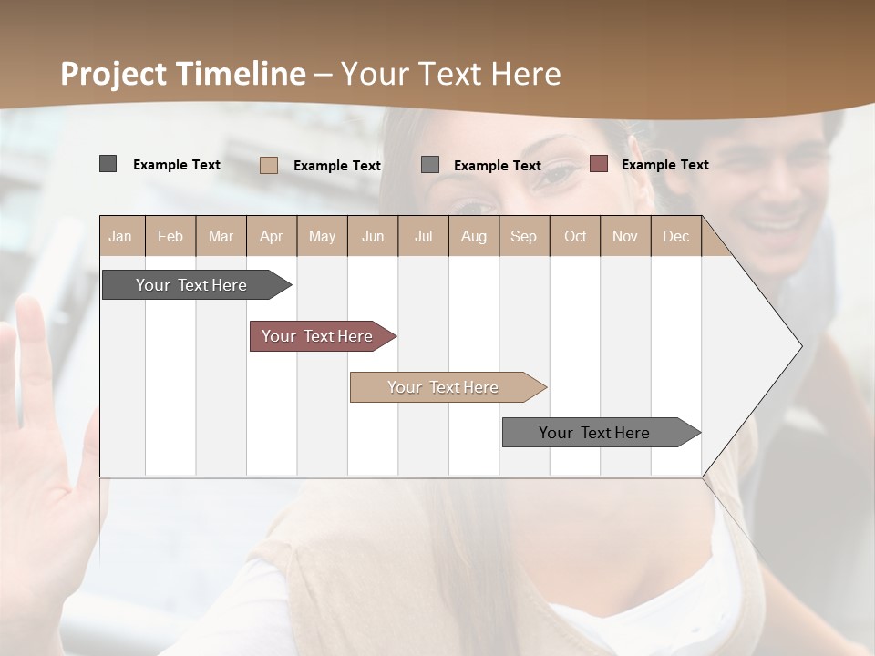 Young People Man University PowerPoint Template