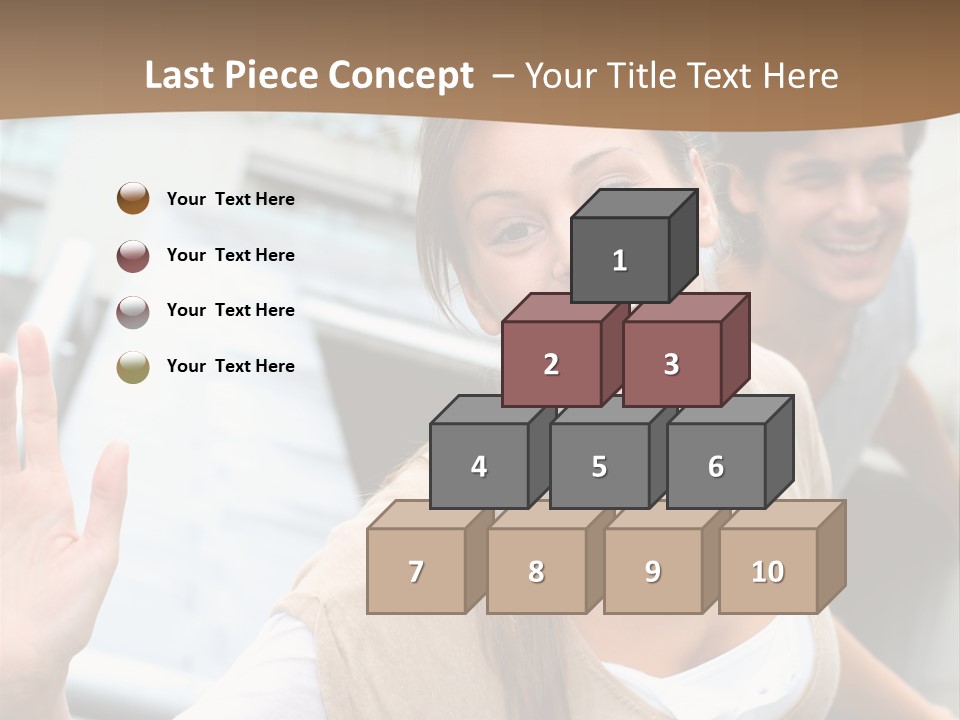 Young People Man University PowerPoint Template