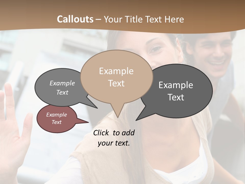 Young People Man University PowerPoint Template