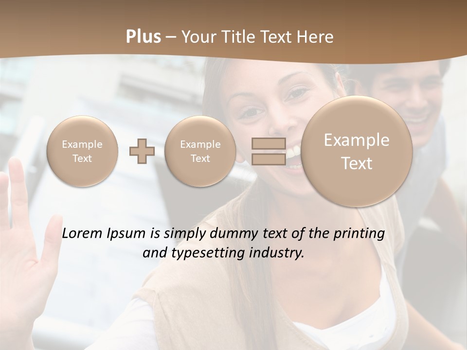 Young People Man University PowerPoint Template