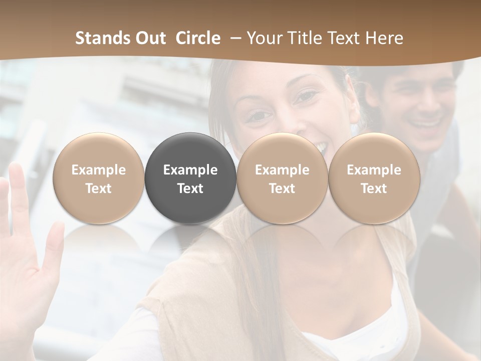 Young People Man University PowerPoint Template