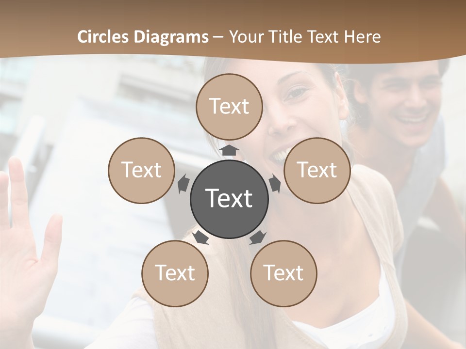 Young People Man University PowerPoint Template