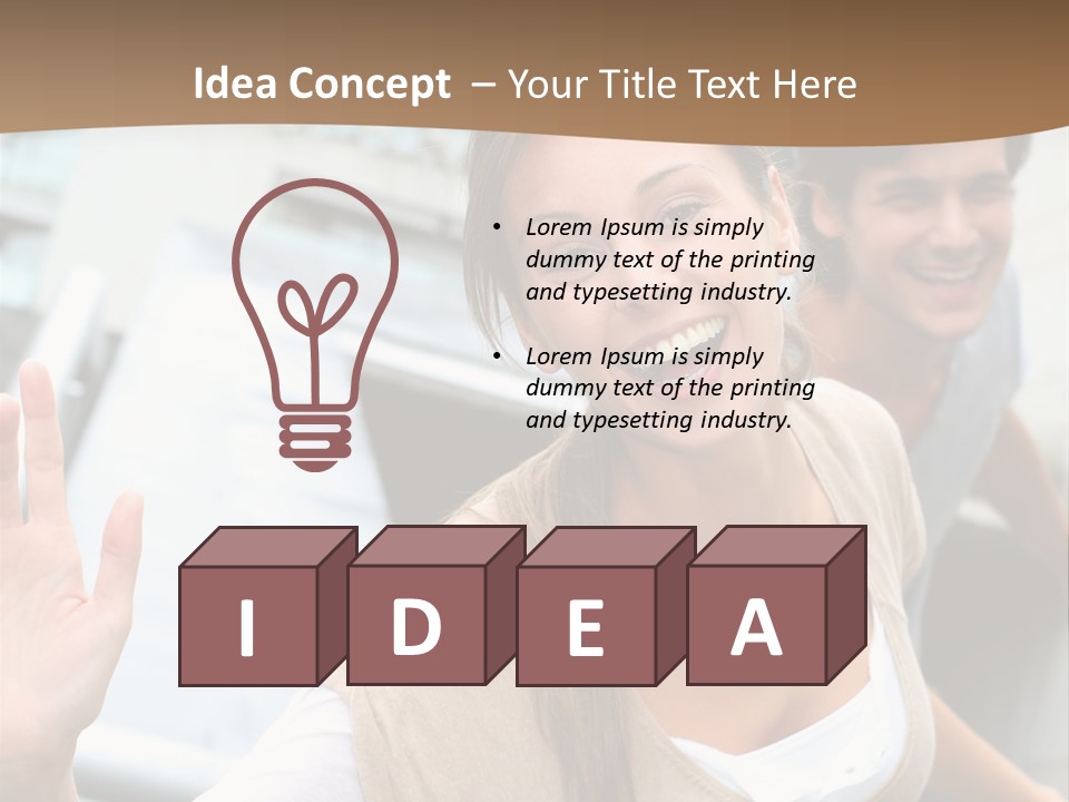 Young People Man University PowerPoint Template