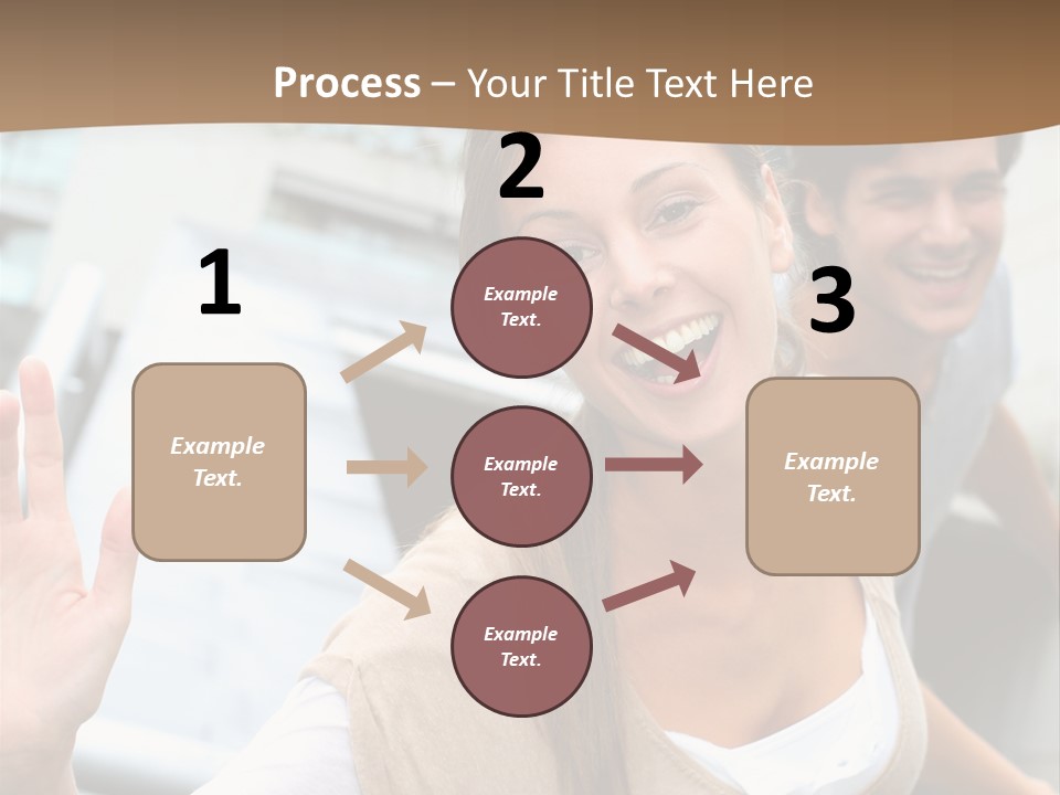 Young People Man University PowerPoint Template