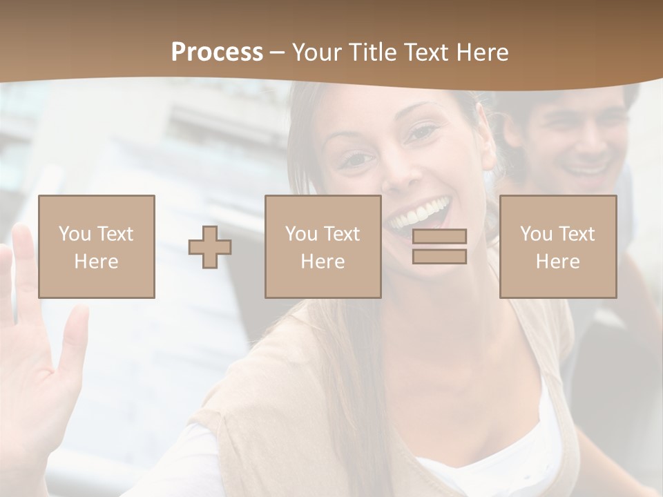 Young People Man University PowerPoint Template
