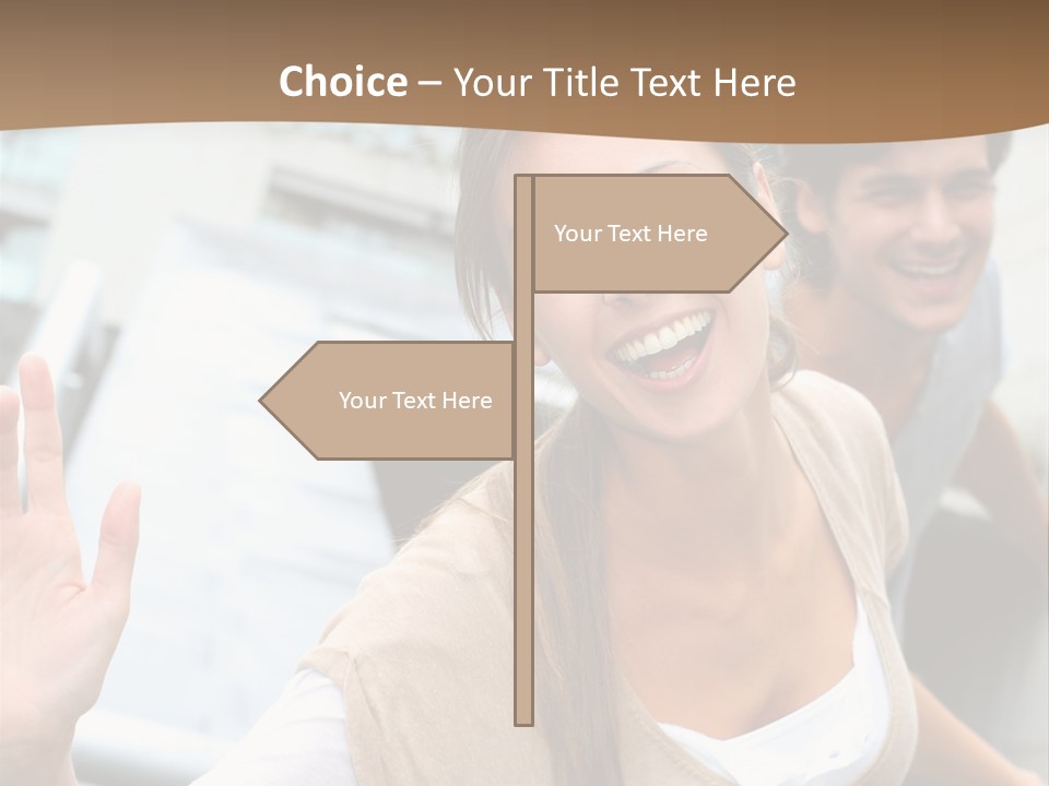 Young People Man University PowerPoint Template