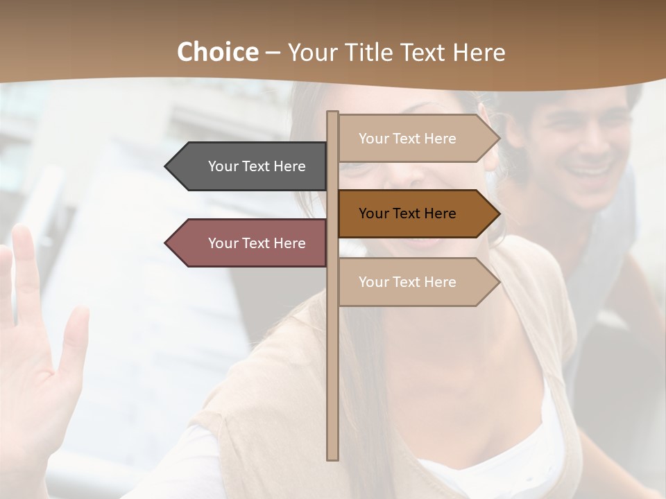 Young People Man University PowerPoint Template