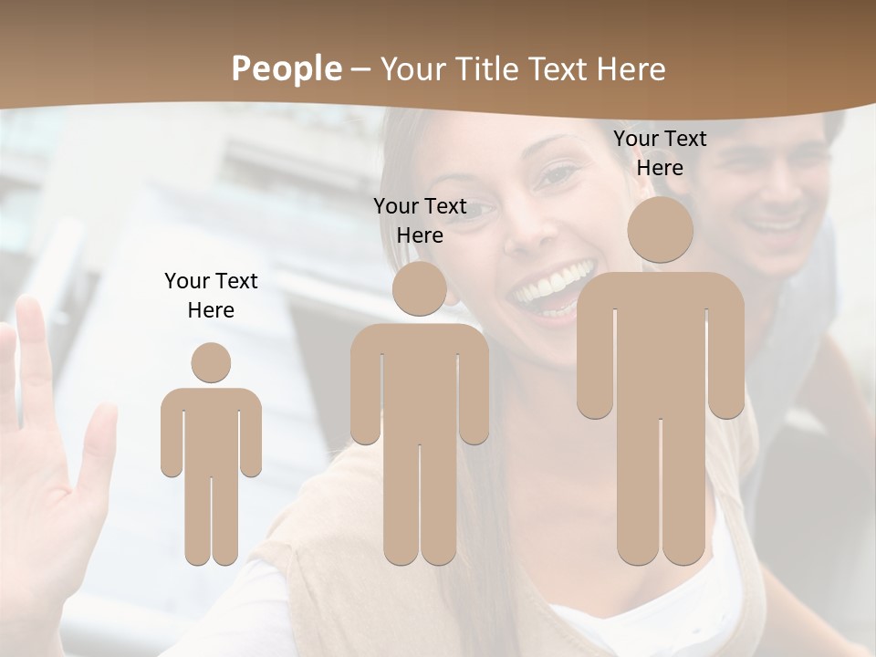 Young People Man University PowerPoint Template