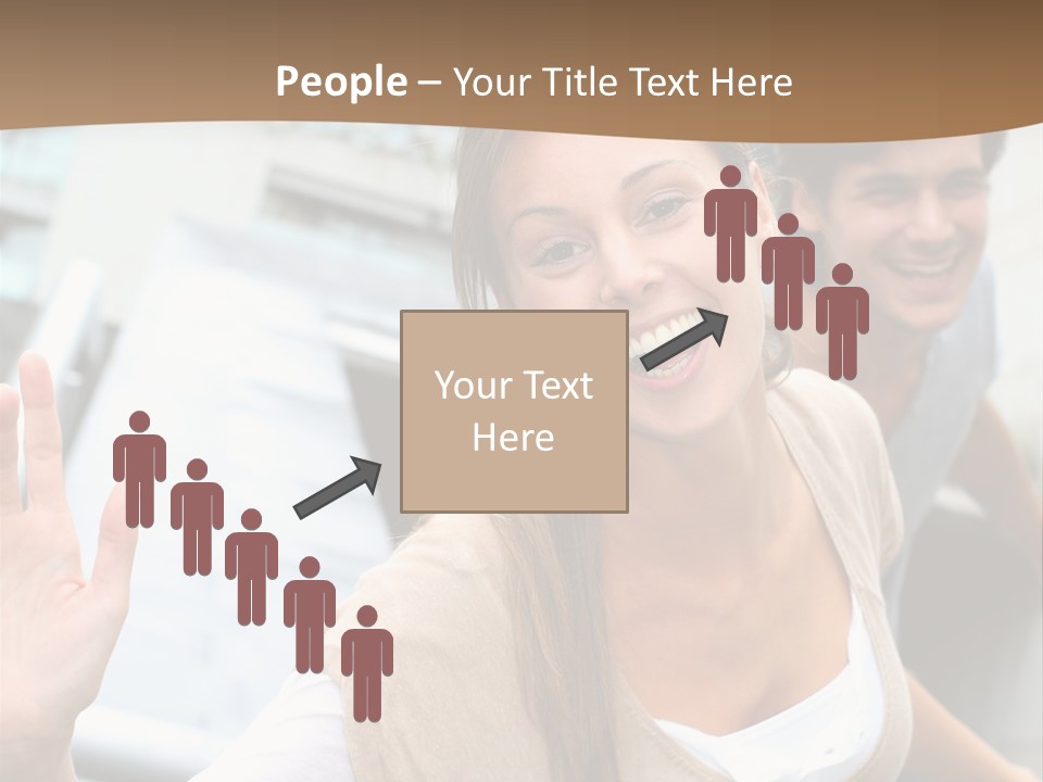 Young People Man University PowerPoint Template