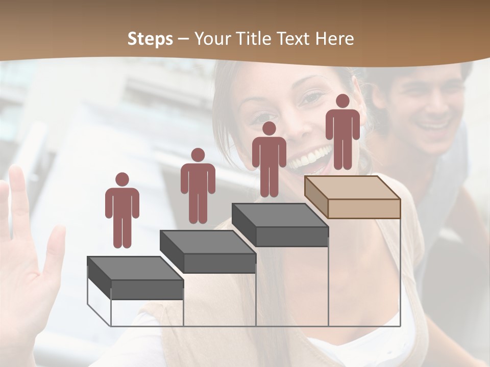 Young People Man University PowerPoint Template