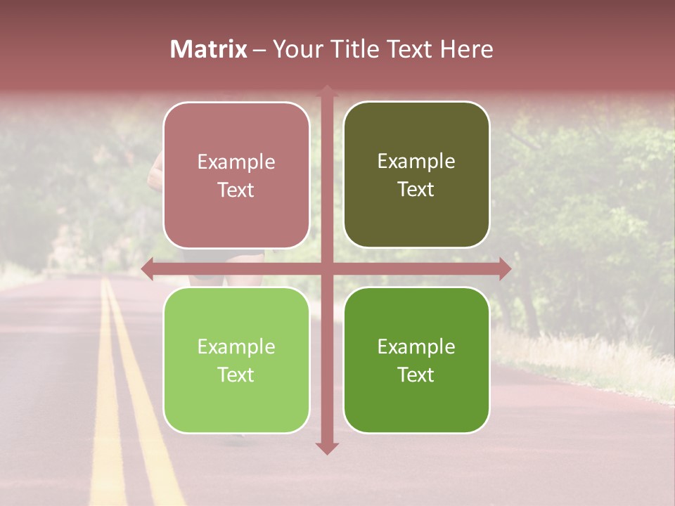 Running Person Jogging PowerPoint Template