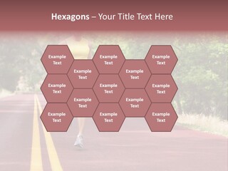 Running Person Jogging PowerPoint Template